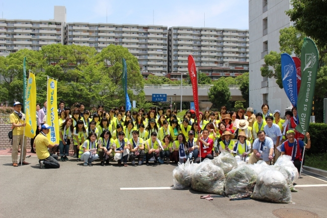 昨年６月に神戸女子大学と実施した際の写真です。