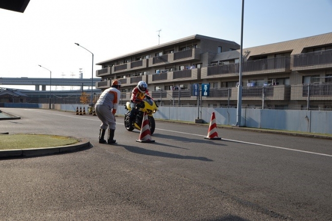 急制動の訓練