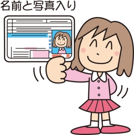 子ども安全免許証がもらえます