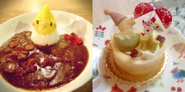 ※人気のオカメインコカレーとｘ'masケーキも登場♪