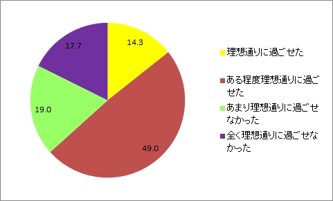 正月は理想通りに過ごせた_全体