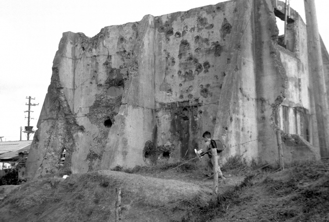 弾痕・那覇市安里(1959年)