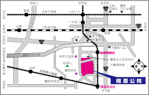 橿原公苑アクセスMAP