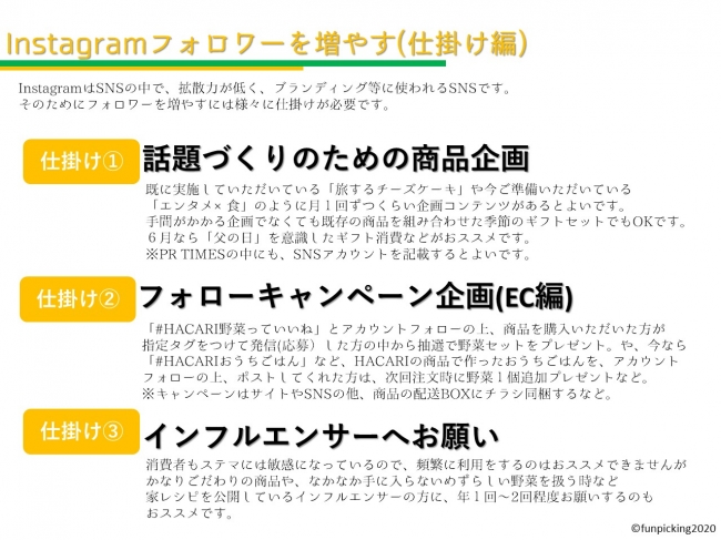 事業者の相談に対する提案として公開された内容の一部