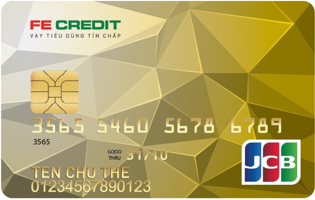 FE Credit JCB Gold Card券面デザイン