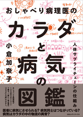 おしゃべり病理医のカラダと病気の図鑑　人体サプライチェーンの仕組み　小倉加奈子 著　定価：本体1600円＋税　CCCメディアハウス