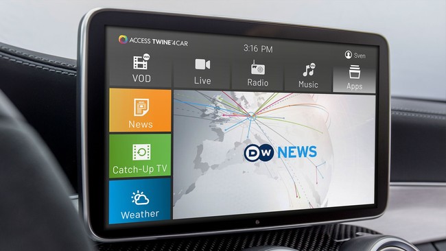 ACCESSとDW、「ACCESS Twine™ for Car」によりコネクテッドカーへニュースを配信