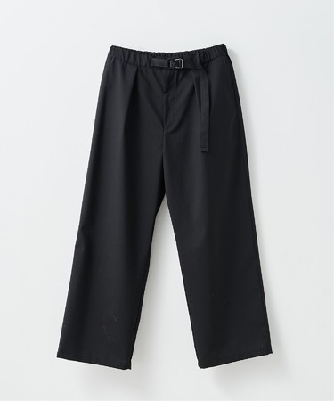 コーデュラコンバットウールリップストップWIDE TUCK PANTS 　価格27,500円税込　