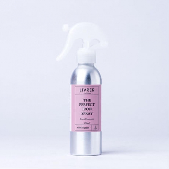 THE PERFECT IRON SPRAY ▶ROSE&CHAMOMILE ￥1,850＋tax [衣類用 アイロンスプレー] 