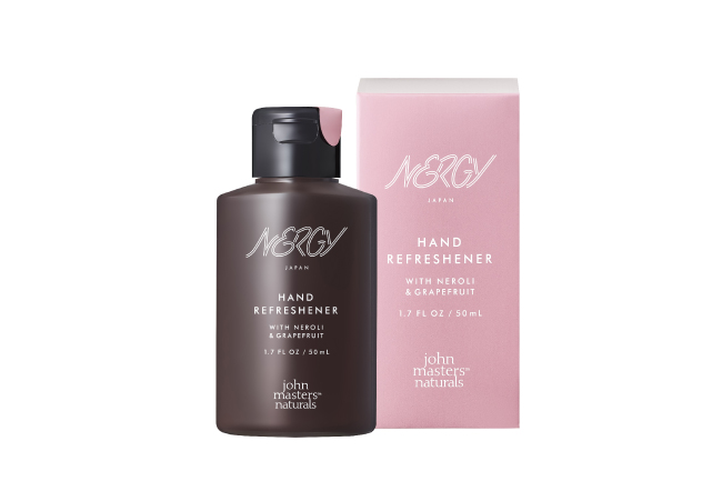 john masters organics × NERGY STAY & MOVE『N&Gハンドリフレッシュナー』50g 1,500円（税抜）