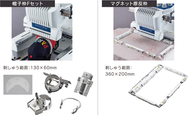 帽子枠などオプション品を追加