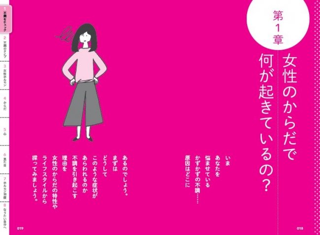 対馬ルリ子『女性のからだちょっとした不調をなくす本』中面（ｃ）ぴあ