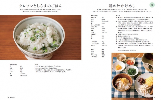 飯島奈美『今日もたべたいごはん』（ぴあ）P54-55