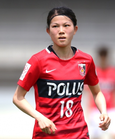 浦和レッズレディース　柴田華絵選手©J.LEAGUE PHOTOS.