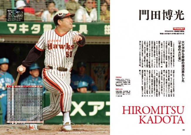 『プロ野球ぴあ 2000本安打の男達』（ぴあ）中面