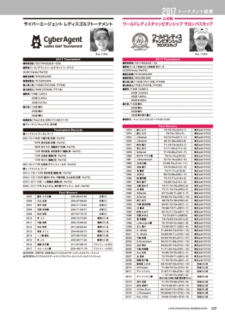 『LPGA公式　女子プロゴルフ選手名鑑 2018』（ぴあ）