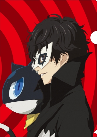 「PERSONA5ぴあ」TSUTAYA特典 A4クリアファイル　©ATLUS ©SEGA／PERSONA5 the Animation Project