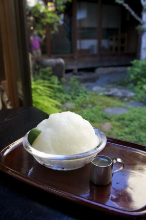 にっぽん氷の図鑑 かき氷ジャーニー 中面E 京都 中村軒