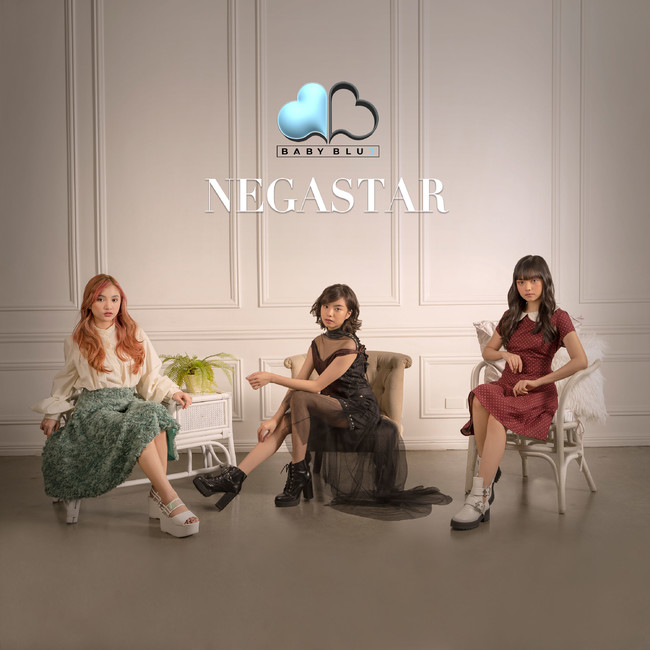 「NEGASTAR」 ジャケット画像 (左：AMY・中央：COLEEN・右：JAN)