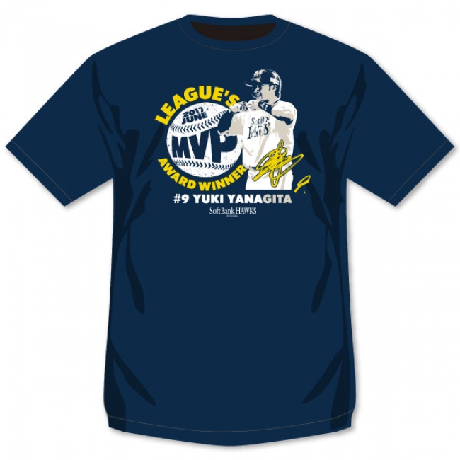 柳田選手６月度月間ＭＶＰ記念Ｔシャツ