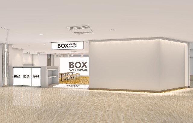 「BOX cafespace 新宿ミロード店」イメージパース