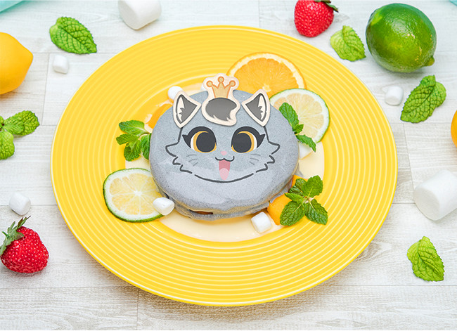 てごにゃんの黒ごまパンケーキ