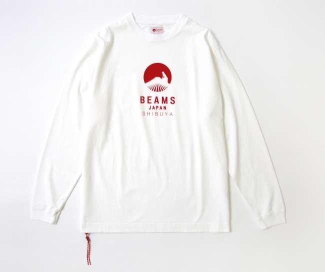 BEAMS JAPAN ハチ公ロゴ ロングTシャツ　¥7,800（税抜）