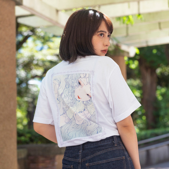 八館ななこ Tシャツ（Amabie）