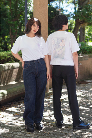 八館ななこ Tシャツ（Amabie）