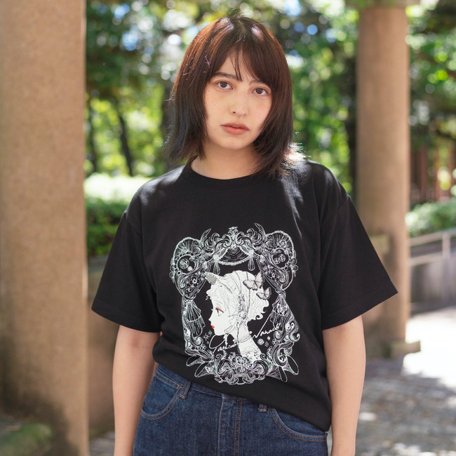 八館ななこ Tシャツ（FutureBlue）