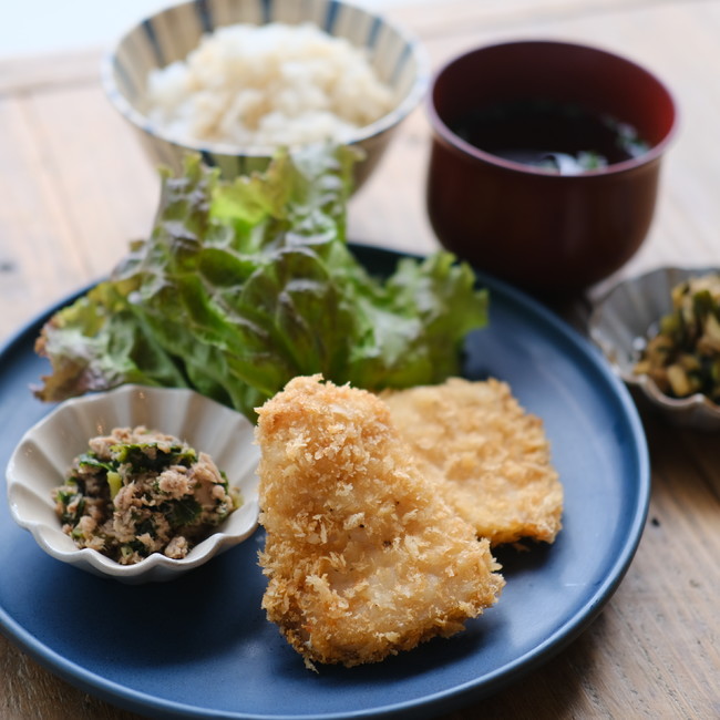 アブラボウズのフライ定食