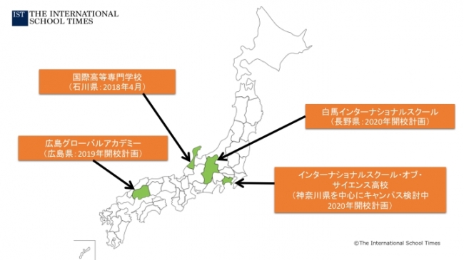 全国に広がるボーディングスクールの計画