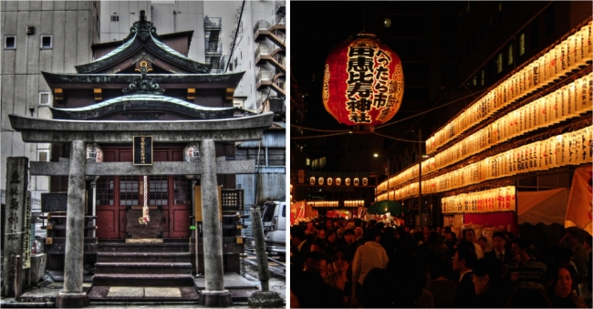 宝田恵比寿神社・べったら市風景