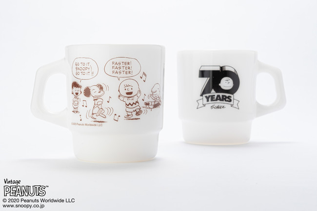 Fire-King スタッキングマグ Peanuts [70 YEARS]