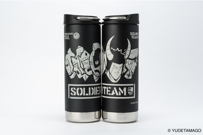 キン肉マン×Klean Kanteen ステンレスボトル TKWideカフェキャップ 16oz [SOLDIER TEAM]