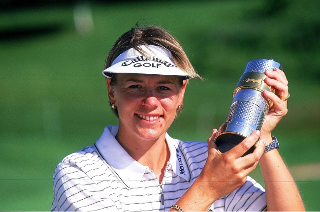 ２０００年エビアン選手権で優勝したアニカ・ソレンスタム。©Getty Images