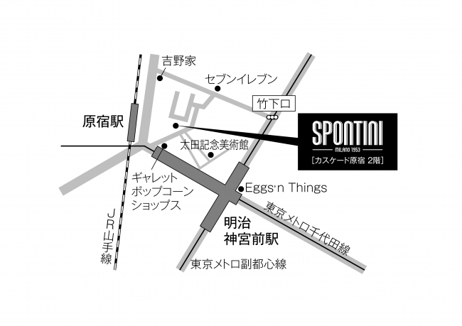 原宿店地図