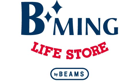 『B：MING LIFE STORE』のロゴマーク。[ハッピーを育てよう。= Let us grow the “happy”] をコンセプトに掲げている。