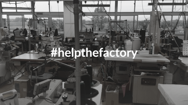 新型コロナウイルス で打撃をうける工場支援策「HELP THE FACTORY」を始動します