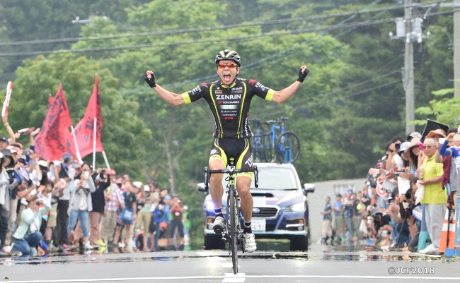 昨年ロードレース大会優勝者 畑中勇介選手