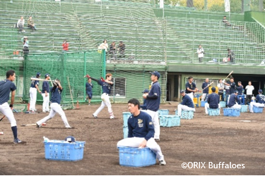 オリックス・バファローズ　秋季キャンプ