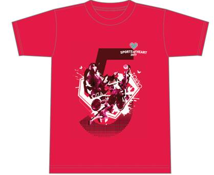 SPORTS of HEART 2017公式Tシャツ