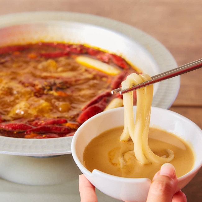 ”しびれ鍋” 〆の担々うどん