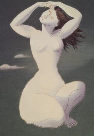 小倉 遊亀《良夜》1957年 紙本着色　 140.0×97.0cm 横浜美術館