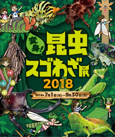 変身！昆虫スゴわざ展2018イメージ