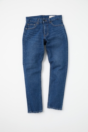 HIGH WAIST DENIM SLIM TAPERED