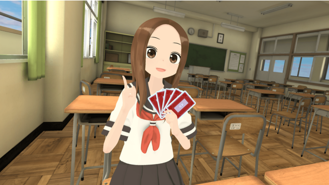 可愛い仕草が見れる（VRプレイ画面）