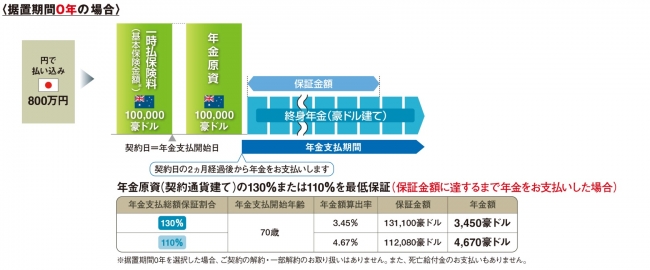 据置期間0年の場合