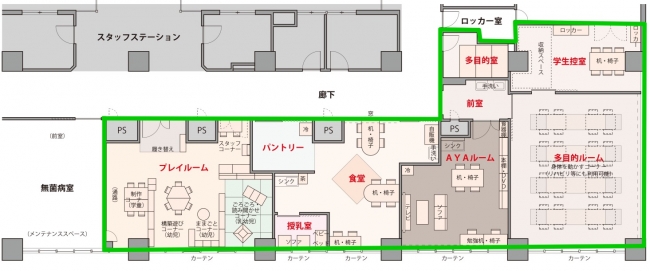 島根大学医学部附属病院『マニュライフわくわくるーむ』 