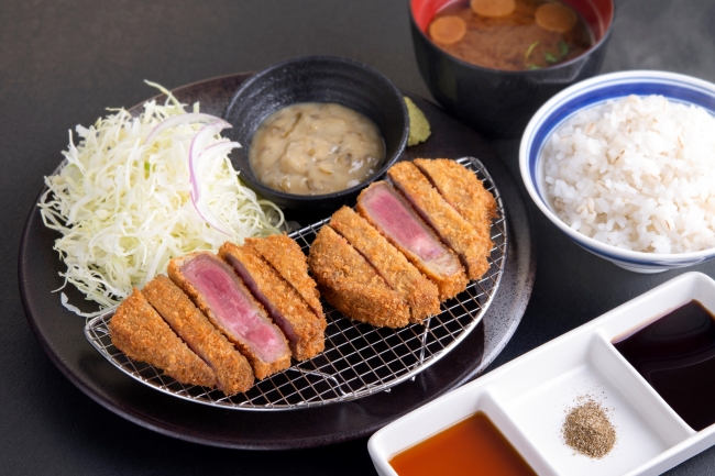 「牛タンカツねぎ味噌膳」